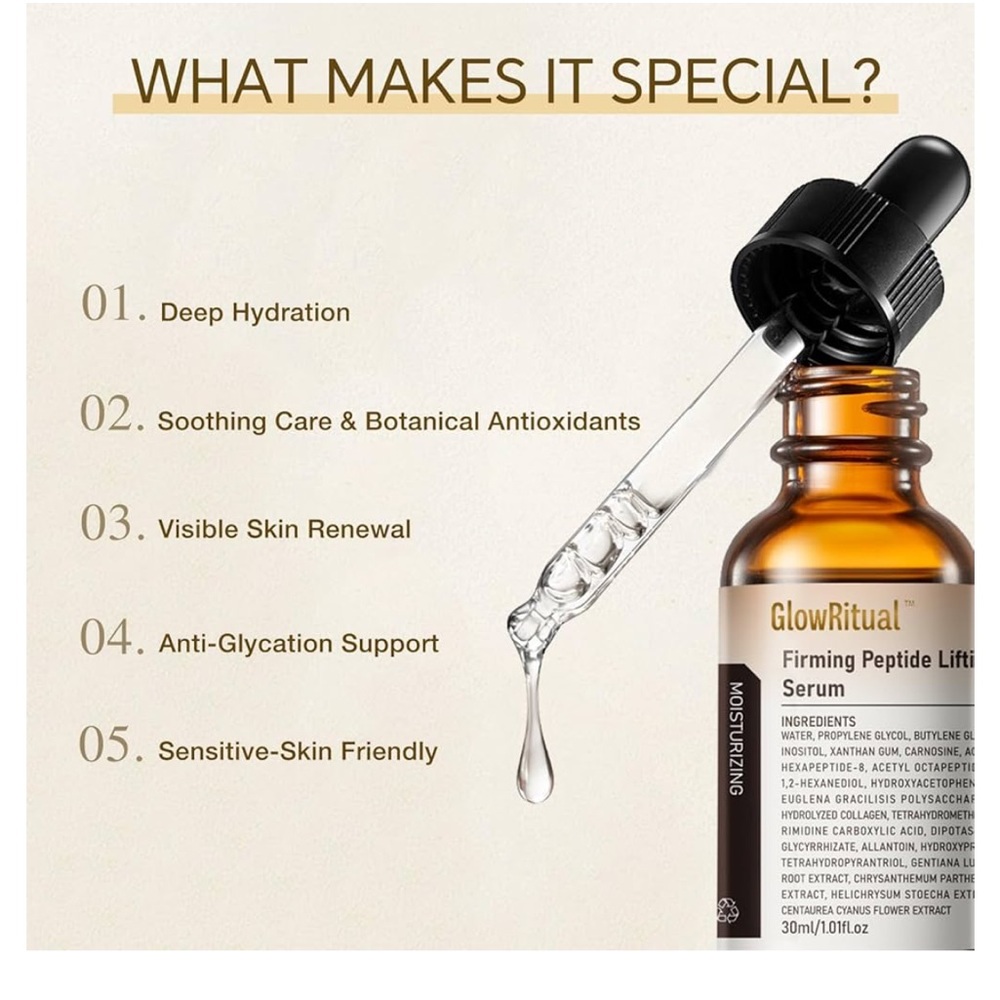 Firming Peptide Lifting Serum - Gray and Red - Picture 5 of 5